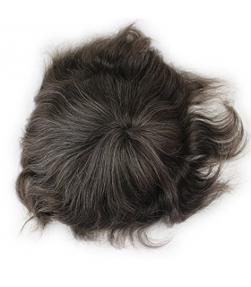کلاه گیس ساینو آرت مردانه مدل تکه ای وسط سر SinoArt Pure Human Hair Toupee Hairpiece Men s Wig