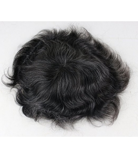 کلاه گیس ساینو آرت مردانه مدل تکه ای وسط سر SinoArt Pure Human Hair Toupee Hairpiece Men s Wig