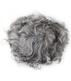 کلاه گیس ساینو آرت مردانه مدل تکه ای وسط سر SinoArt Pure Human Hair Toupee Hairpiece Men s Wig