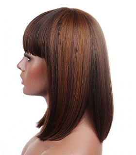 کلاه گیس کالیس زنانه مدل کوتاه لخت و چتری دار Kalyss Synthetic Short Straight Wig For Women
