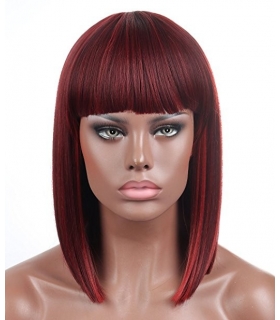 کلاه گیس کالیس زنانه مدل کوتاه لخت و چتری دار Kalyss Synthetic Short Straight Wig For Women