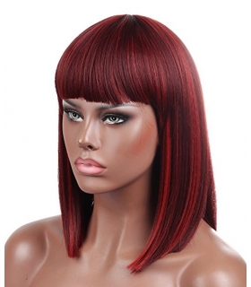 کلاه گیس کالیس زنانه مدل کوتاه لخت و چتری دار Kalyss Synthetic Short Straight Wig For Women
