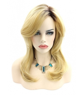 کلاه گیس کالیس زنانه مدل بلند و حالت دار Kalyss Curly Synthetic Hair Wig with bangs