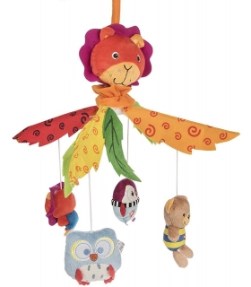 آویز تخت موزیکال آنجیولتو طرح حیوانات جنگل Angioletto 408  Jungle Animal Musical Mobile