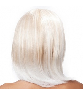 کلاه گیس کالیس زنانه مدل لخت و چتری دار متوسط Kalyss Straight Blonde Heat Resistant Wig
