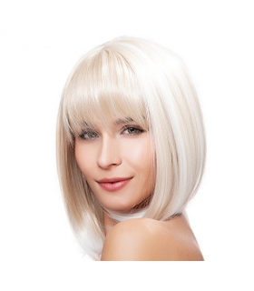 کلاه گیس کالیس زنانه مدل لخت و چتری دار متوسط Kalyss Straight Blonde Heat Resistant Wig