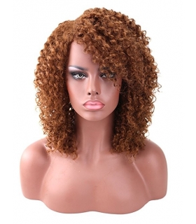 کلاه گیس کالیس زنانه مدل فرفری متوسط Kalyss Synthetic Afro Curly Wig