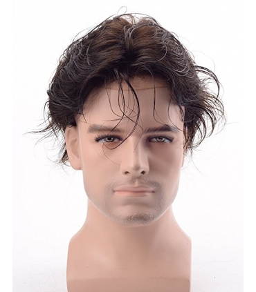 کلاه گیس لرد هیر مردانه مدل تکه ای مخصوص وسط سر Lordhair Toupee Medium Density mens wig