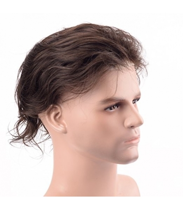 کلاه گیس لرد هیر مردانه مدل تکه ای مخصوص وسط سر Lordhair Toupee Super Thin Mens wig