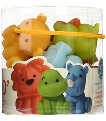 اسباب بازی حمام اینفنتینو 9 عددی طرح حیوانات Infantino 9 Pcs Animals Tub O' Toys