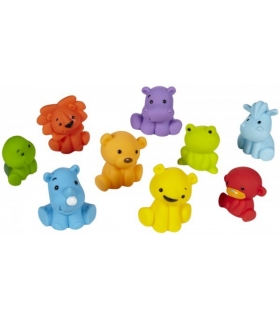 اسباب بازی حمام اینفنتینو 9 عددی طرح حیوانات Infantino 9 Pcs Animals Tub O' Toys