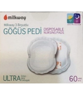 پد سینه میلک وی بسته 60 عددی Milkway 85 Breast Pads 60 pcs