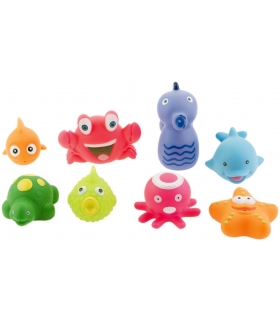 اسباب بازی حمام  8 عددی طرح حیوانات دریایی Sae Animals Tub Toys 8 Pcs