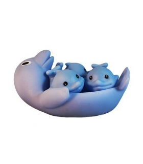 اسباب بازی حمام دلفنین 4 عددی 4PCS Dolphins Baby BathToys