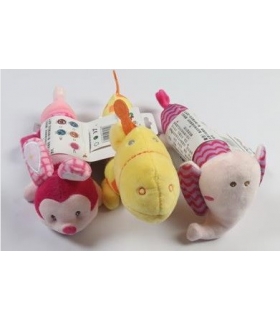 جغجغه سوسیسی شیما طرح حیوانات Shima 1812.1 Animals Squeaker Rattle