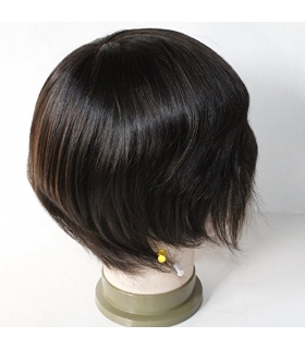 پروتز موی مردانه لومنگ مشکی طبیعی با ماندگاری بالا Lumeng Wigs Super Durable Off Black