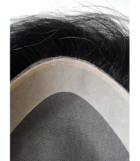 پروتز موی مردانه لومنگ مشکی طبیعی با ماندگاری بالا Lumeng Wigs Super Durable Off Black