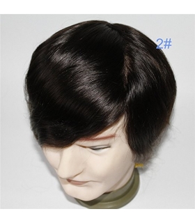 پروتز موی مردانه لومنگ قهوه ای تیره با ماندگاری بالا Lumeng Wigs Super Durable Dark Brown