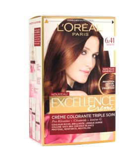 کيت رنگ موي لورآل LOreal Excellence Hair Color Kit No 6.41