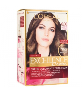 کيت رنگ موي لورآل LOreal Excellence Hair Color Kit No 6.03