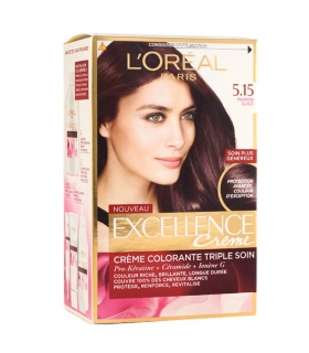 کيت رنگ موي لورآل LOreal Excellence Hair Color Kit No 5.15