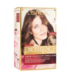 کیت رنگ مو لورآل شماره 6 اکسلنس LOreal Excellence No 6 Hair Color Kit