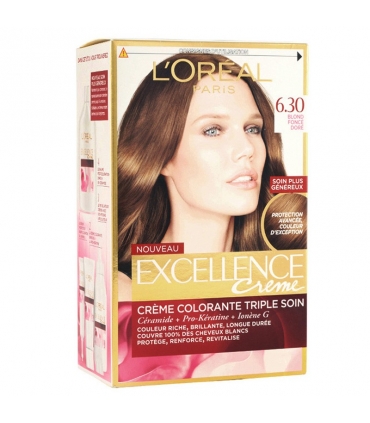 کیت رنگ مو لورآل شماره 6.30 اکسلنس LOreal Excellence Hair Color Kit No 6.30
