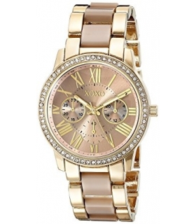 ساعت مچی زنانه ایکس او ایکس او 5873 طلایی رزگلد XOXO Women's XO5873 Gold And Rose Gold Tone Watch