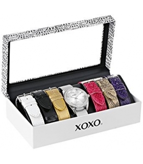ساعت مچی زنانه ایکس او ایکس او 9062 با 7 بند قابل تعویض XOXO Women's XO9062 Watch with 7 Interchangeable Bands