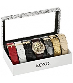 ساعت مچی زنانه ایکس او ایکس او 9066 با 7 بند قابل تعویض XOXO Women's XO9066 Watch with 7 Interchangeable Bands