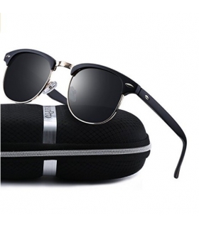 عینک آفتابی زنانه مردانه ور پرو پلاریزه کلاب مستر wearPro Clubmaster Sunglasses for Men Women Polarized WP1006