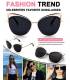 عینک آفتابی زنانه جی کوئین پولارایزد گربه ای GQUEEN Women's Polarized Cat Eye Sunglasses