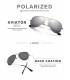 عینک آفتابی زنانه مردانه لوئنکس پولارایزد LUENX Aviator Polarized Sunglasses 