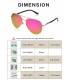 عینک آفتابی زنانه مردانه لوئنکس پولارایزد LUENX Aviator Polarized Sunglasses 