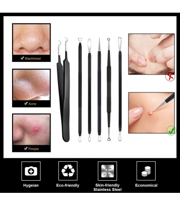 ست پاکسازی پوست اله سی ElleSye 6 PCS Pimple Comedone Extractor