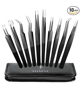 ست انبرک تعمیرات دیجیتال اله سی ElleSye 10 PCS Precision Tweezers Set