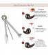 ست پیپ جویولدلف همراه کلیه لوازم جانبی Joyoldelf Wooden Tobacco Smoking Pipe Set XX025
