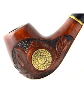 پیپ دست ساز یوکرینین سوونییر وایکینگ 2 Ukrainian souvenir Hand Carved Tobacco Smoking Pipe Viking II