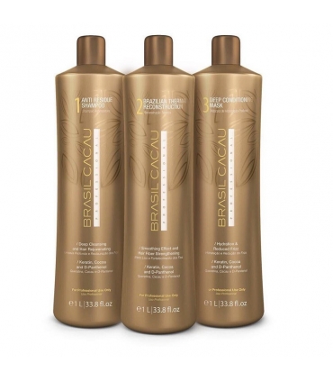 پک کراتین مو کادیوو برزیل کاکائو Cadiveu Brasil Cacau Keratin Kit