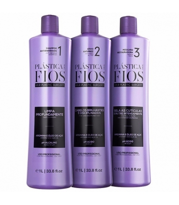 پک کراتین مو کادیوو پلاستیکا دز فیوز Cadiveu Plastica Dos Fios Keratin Kit