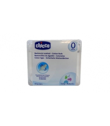 گوش پاک کن چیکو بسته 63 عددی Chicco Cotton Swab 63pcs
