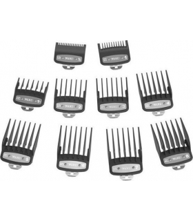ست شانه فلزی ماشین اصلاح وال پک 10 عددی Wahl Professional Clipper Guide 10 Pack