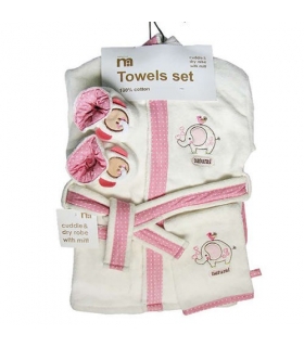 ست حوله 5 تکه مادرکر طرح فیل  Mothercare 1145 Baby Towel Piece