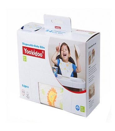 پیشبند یکبار مصرف یوکیدو Yookidoo 1997 Disposable baby bibs Pack Of 24