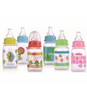 شیشه شیر طرح دار کودک نابی Nuby ID1477 Baby Bottle