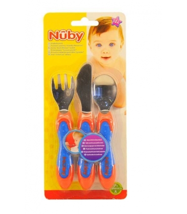 ست قاشق و چنگال نابی Nuby ID 5433 Spoon And Fork Set