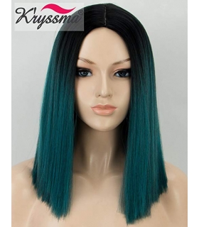 کلاه گیس زنانه کریزما صاف متوسط Kryssma Synthetic Wig for Women