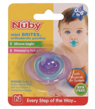 پستانک ارتودنسی نابی سیلیکونی Nuby 5731SOSN Orthodontic Pacifier