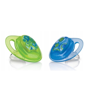پستانک ارتودنسی نابی سیلیکونی Nuby ID5740LOSN Orthodontic Pacifier 2 Of Pack