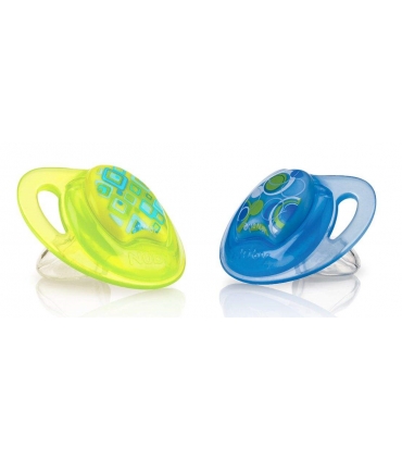 پستانک ارتودنسی نابی سیلیکونی Nuby ID5740LOSN Orthodontic Pacifier 2 Of Pack